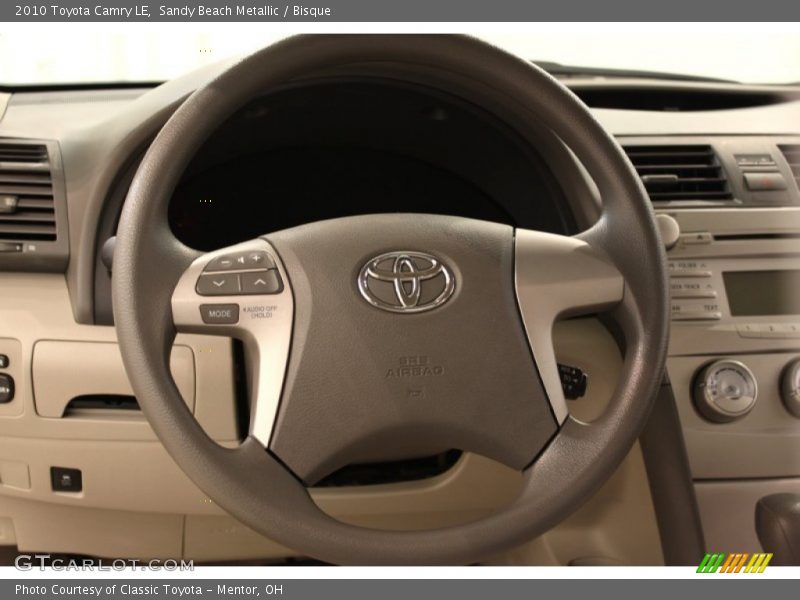 Sandy Beach Metallic / Bisque 2010 Toyota Camry LE
