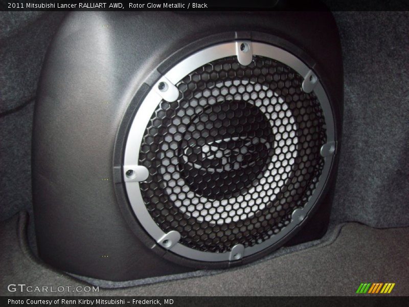 Rotor Glow Metallic / Black 2011 Mitsubishi Lancer RALLIART AWD