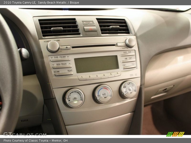 Sandy Beach Metallic / Bisque 2010 Toyota Camry LE