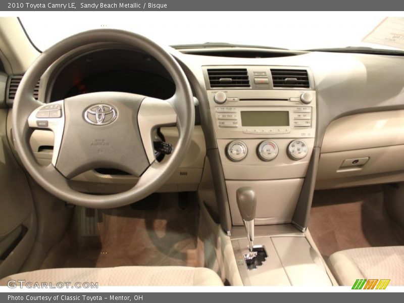 Sandy Beach Metallic / Bisque 2010 Toyota Camry LE