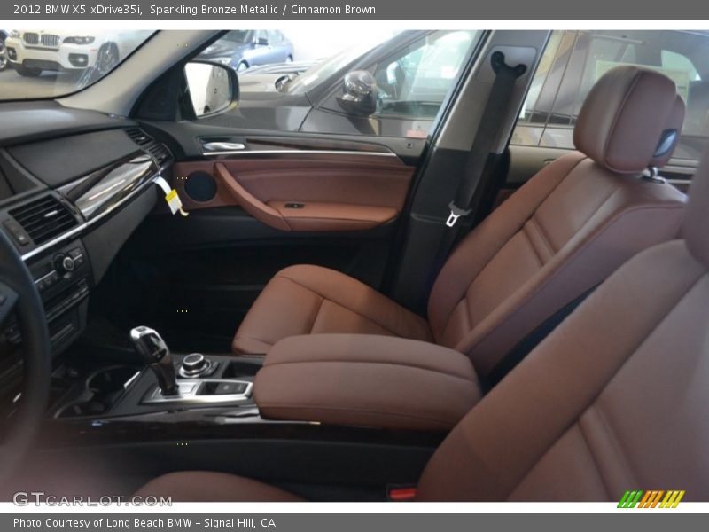 Sparkling Bronze Metallic / Cinnamon Brown 2012 BMW X5 xDrive35i