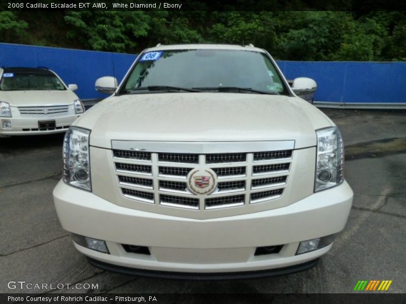 White Diamond / Ebony 2008 Cadillac Escalade EXT AWD