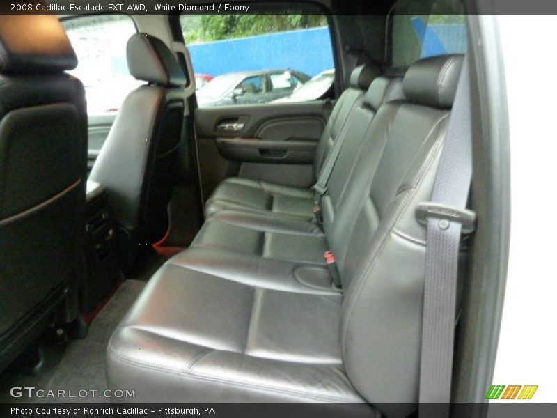 White Diamond / Ebony 2008 Cadillac Escalade EXT AWD