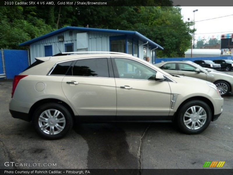 Gold Mist / Shale/Brownstone 2010 Cadillac SRX 4 V6 AWD