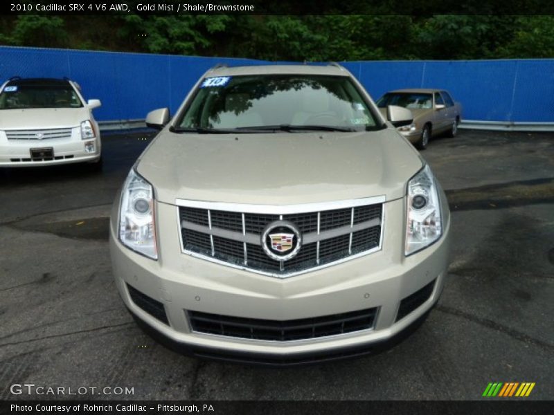 Gold Mist / Shale/Brownstone 2010 Cadillac SRX 4 V6 AWD