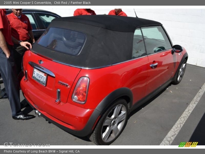 Chili Red / Panther Black 2005 Mini Cooper S Convertible