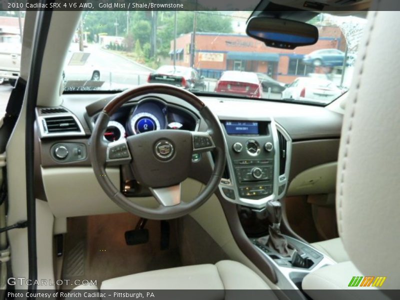 Gold Mist / Shale/Brownstone 2010 Cadillac SRX 4 V6 AWD