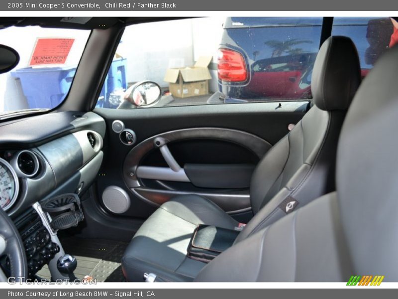 Chili Red / Panther Black 2005 Mini Cooper S Convertible