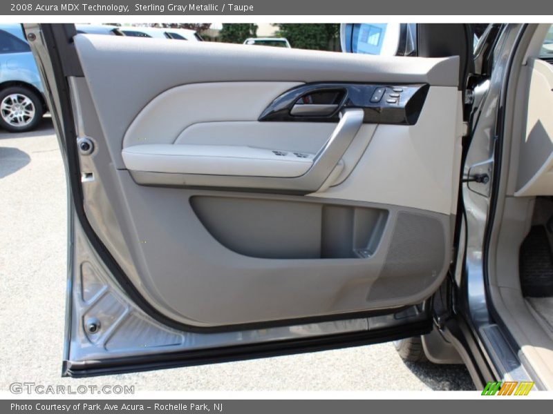 Sterling Gray Metallic / Taupe 2008 Acura MDX Technology