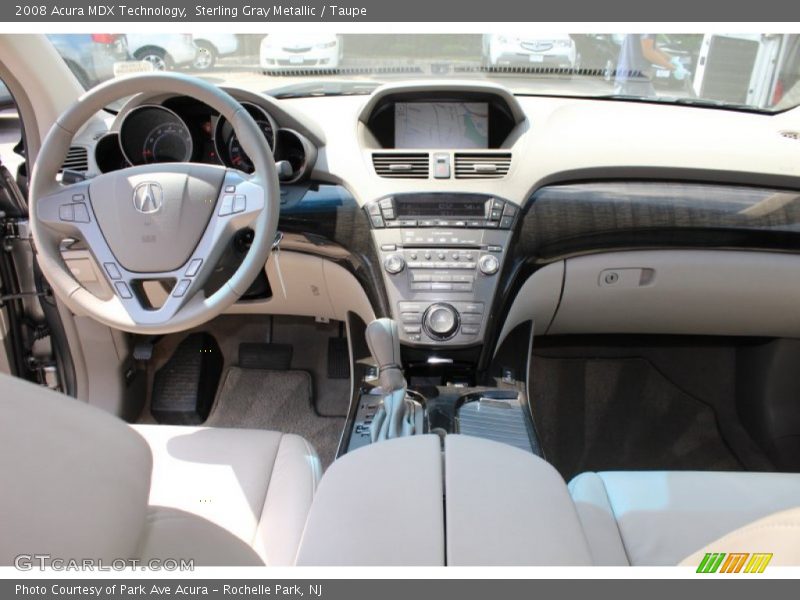 Sterling Gray Metallic / Taupe 2008 Acura MDX Technology