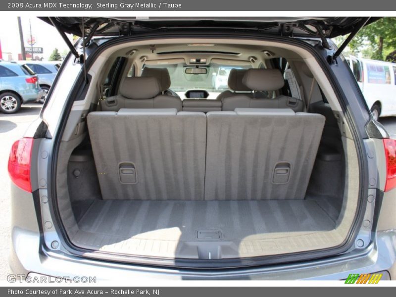 Sterling Gray Metallic / Taupe 2008 Acura MDX Technology