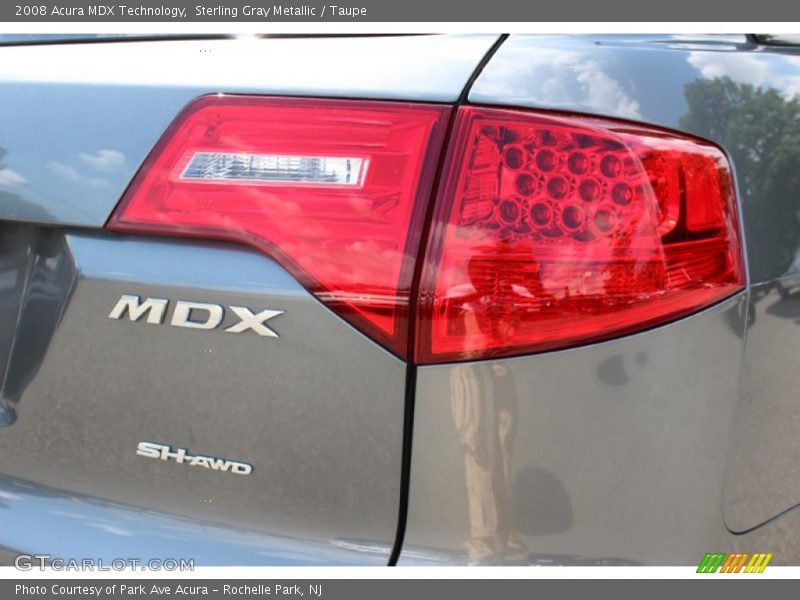 Sterling Gray Metallic / Taupe 2008 Acura MDX Technology