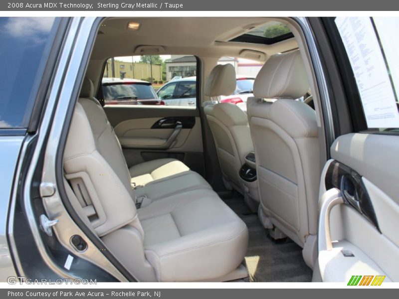 Sterling Gray Metallic / Taupe 2008 Acura MDX Technology