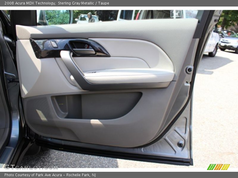 Sterling Gray Metallic / Taupe 2008 Acura MDX Technology