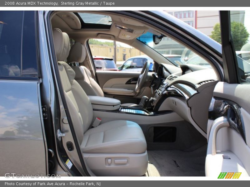 Sterling Gray Metallic / Taupe 2008 Acura MDX Technology