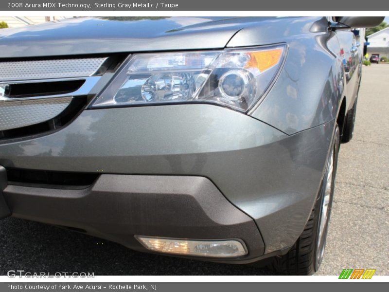 Sterling Gray Metallic / Taupe 2008 Acura MDX Technology