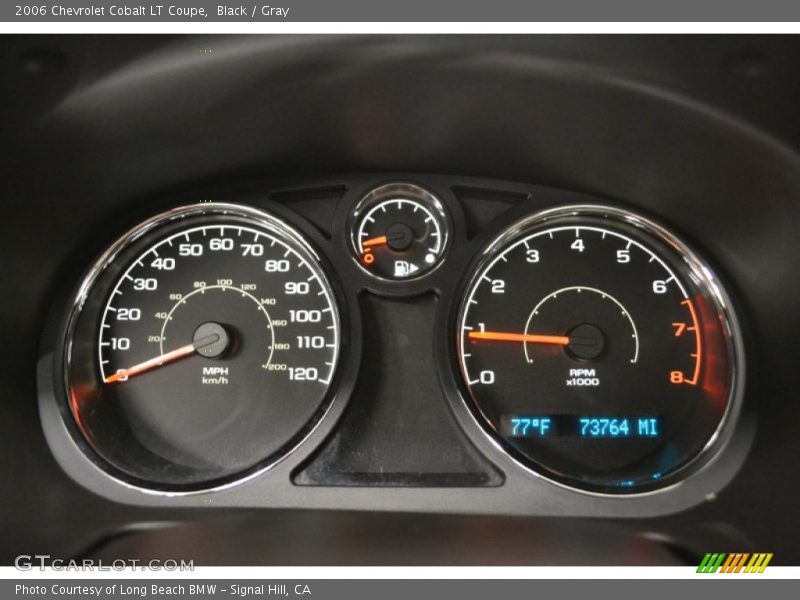 Black / Gray 2006 Chevrolet Cobalt LT Coupe