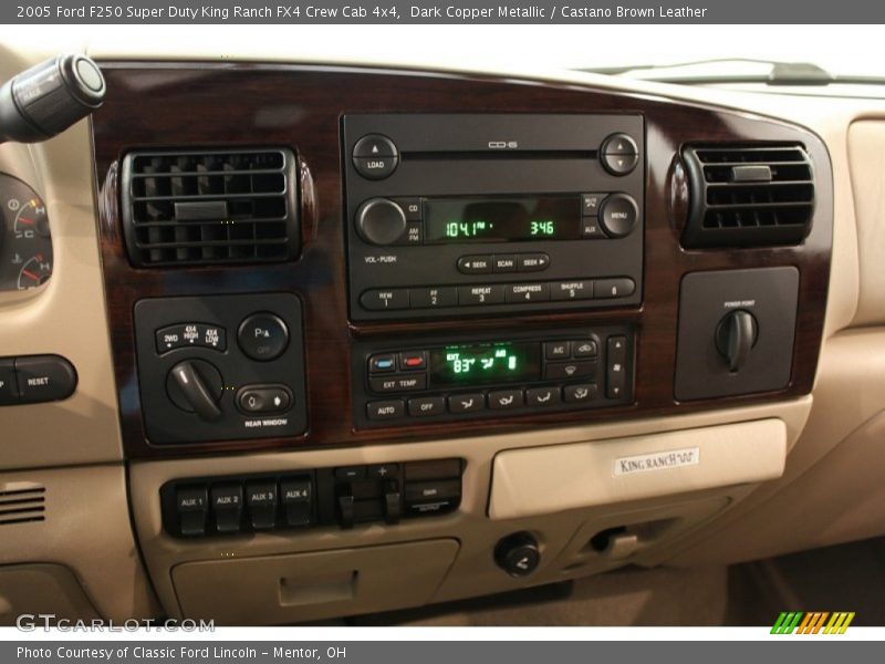 Controls of 2005 F250 Super Duty King Ranch FX4 Crew Cab 4x4
