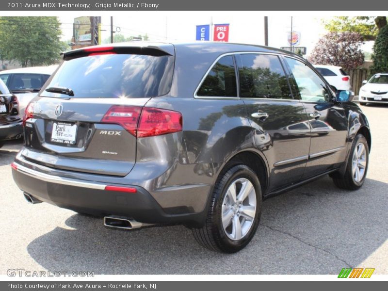 Grigio Metallic / Ebony 2011 Acura MDX Technology