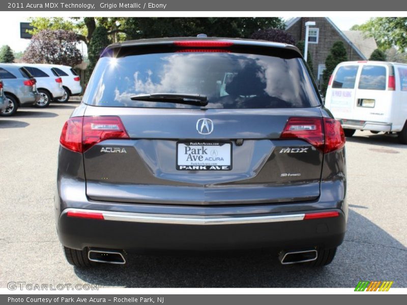 Grigio Metallic / Ebony 2011 Acura MDX Technology