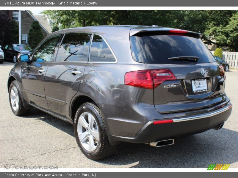 Grigio Metallic / Ebony 2011 Acura MDX Technology