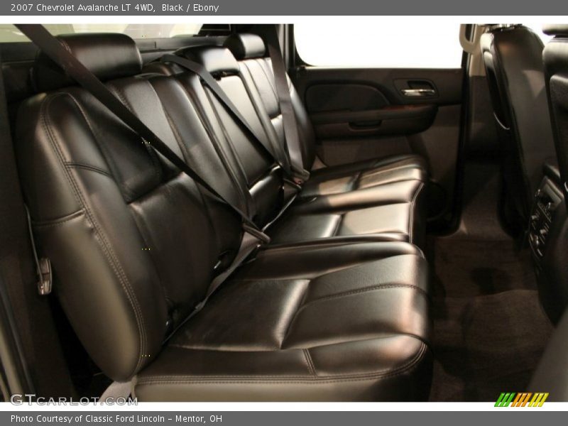 Black / Ebony 2007 Chevrolet Avalanche LT 4WD