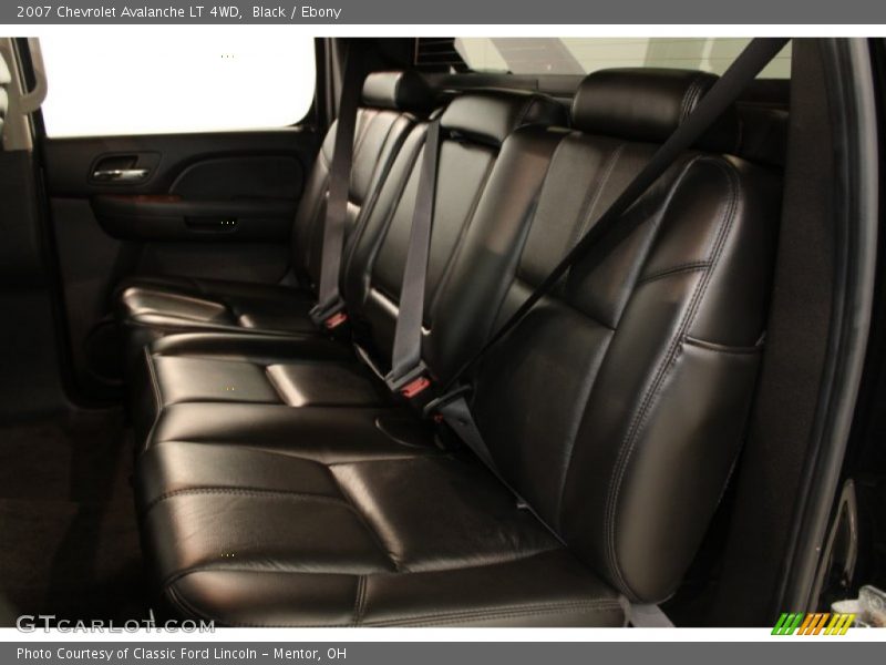 Black / Ebony 2007 Chevrolet Avalanche LT 4WD