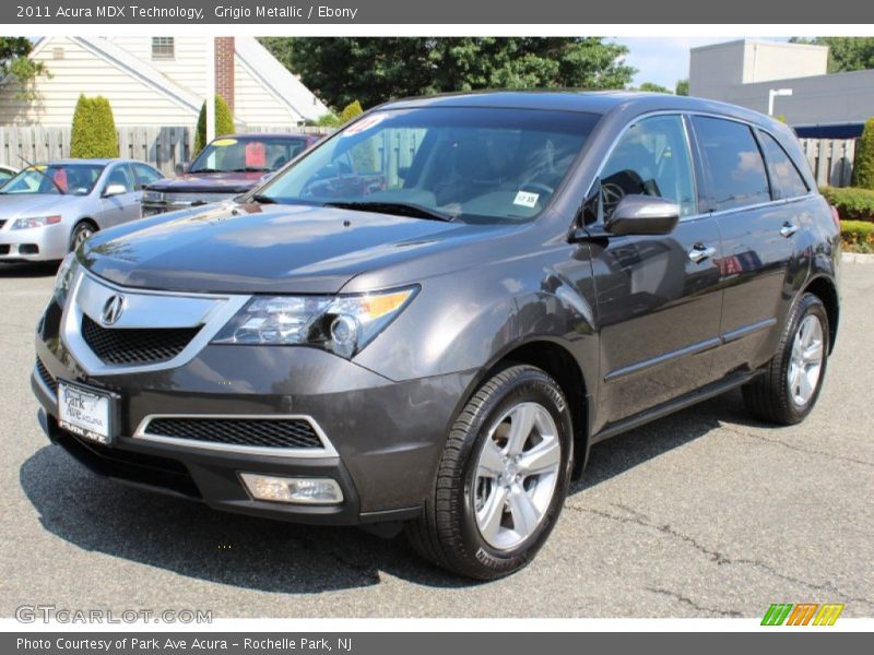 Grigio Metallic / Ebony 2011 Acura MDX Technology