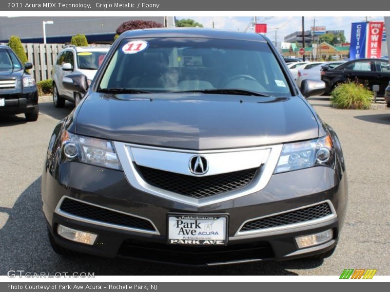 Grigio Metallic / Ebony 2011 Acura MDX Technology