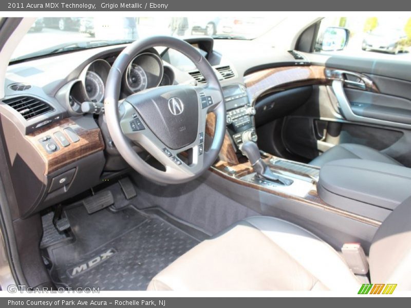 Ebony Interior - 2011 MDX Technology 