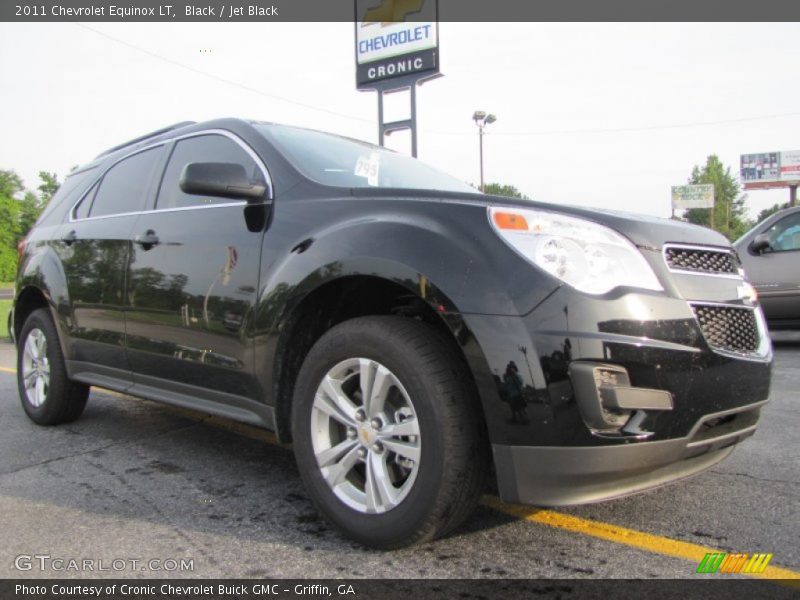 Black / Jet Black 2011 Chevrolet Equinox LT