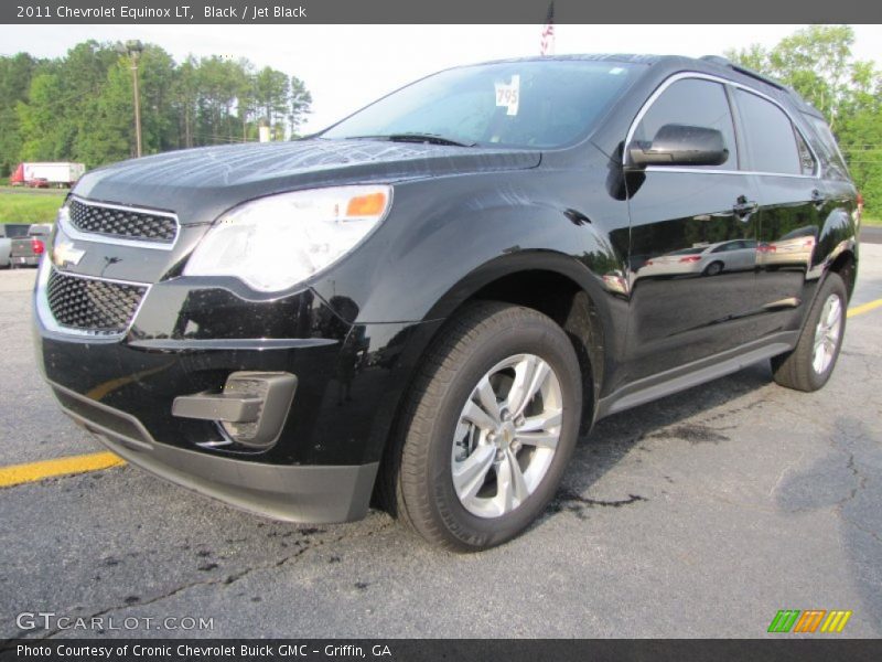 Black / Jet Black 2011 Chevrolet Equinox LT