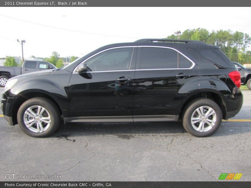Black / Jet Black 2011 Chevrolet Equinox LT