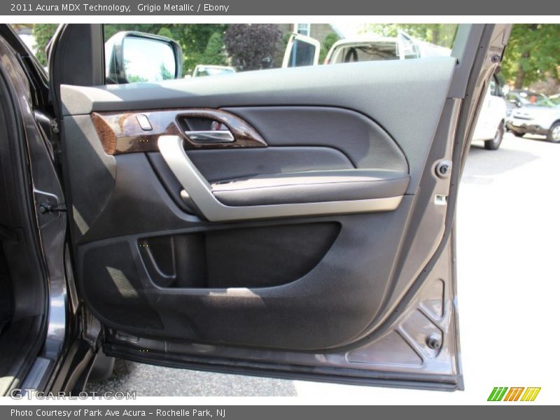 Grigio Metallic / Ebony 2011 Acura MDX Technology