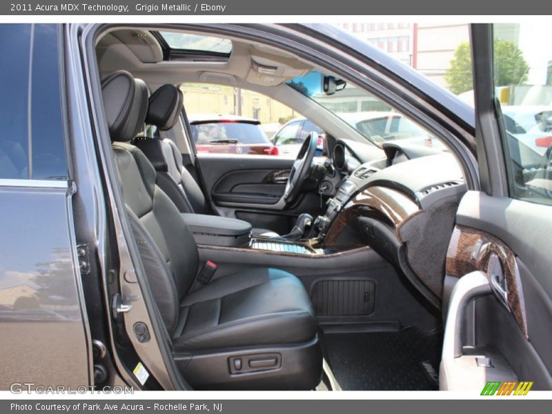 Grigio Metallic / Ebony 2011 Acura MDX Technology