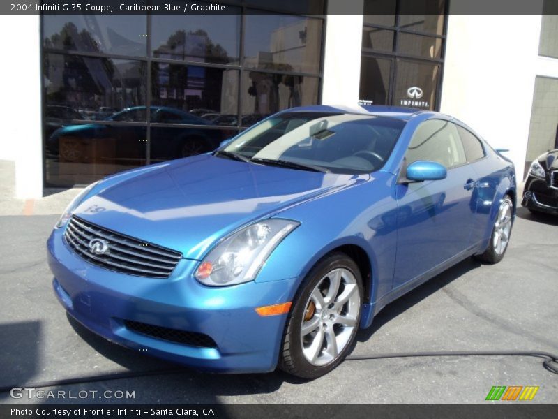 Caribbean Blue / Graphite 2004 Infiniti G 35 Coupe