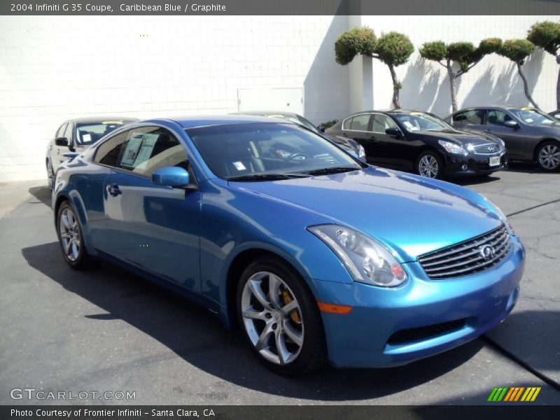 Caribbean Blue / Graphite 2004 Infiniti G 35 Coupe