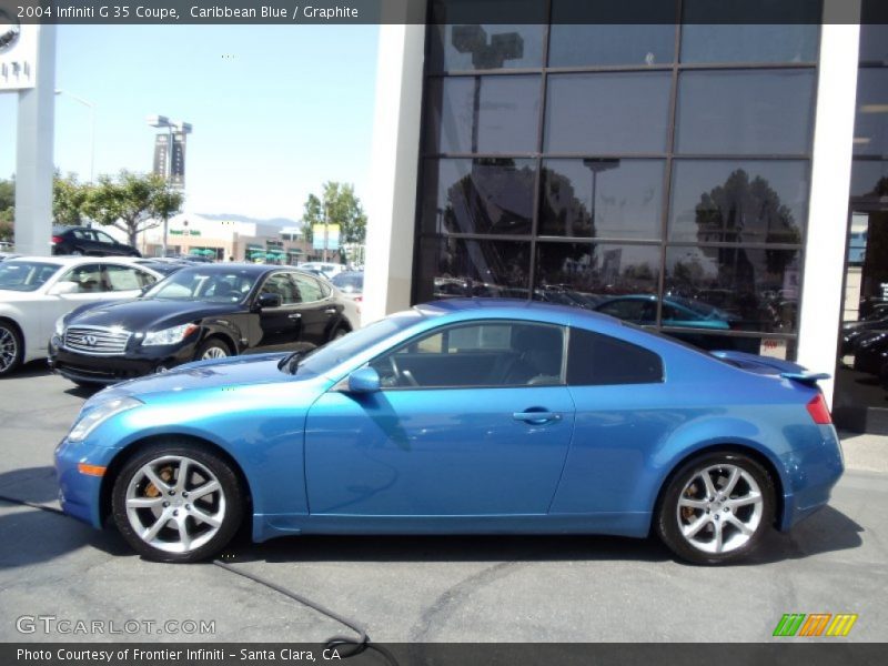 Caribbean Blue / Graphite 2004 Infiniti G 35 Coupe