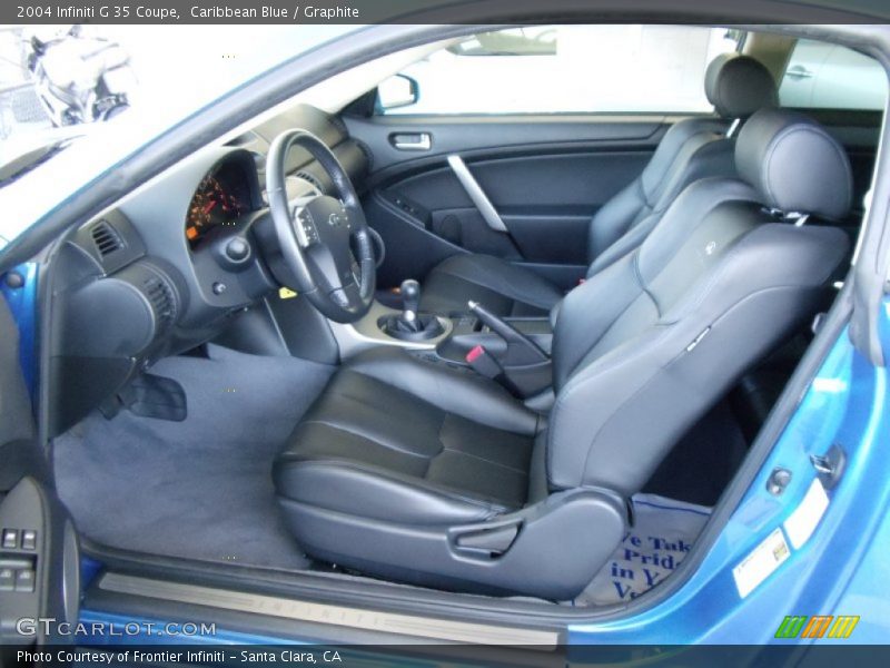 Caribbean Blue / Graphite 2004 Infiniti G 35 Coupe