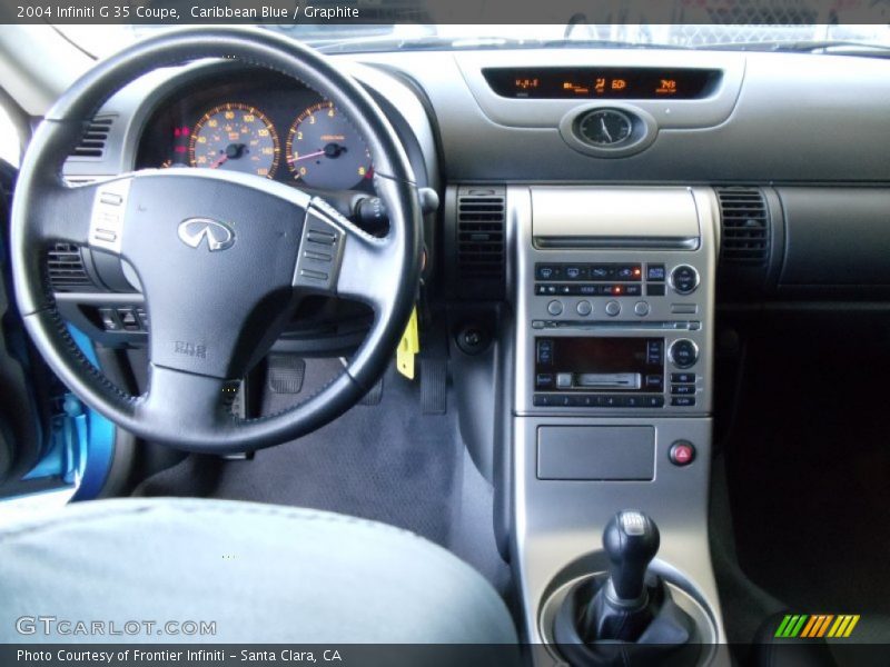 Caribbean Blue / Graphite 2004 Infiniti G 35 Coupe