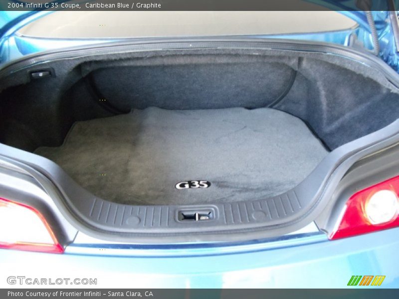 Caribbean Blue / Graphite 2004 Infiniti G 35 Coupe
