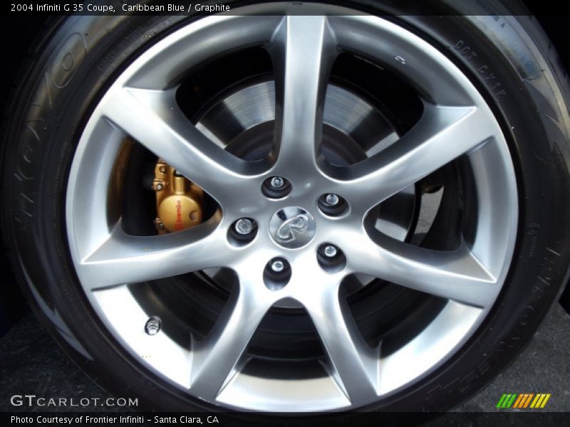 Caribbean Blue / Graphite 2004 Infiniti G 35 Coupe