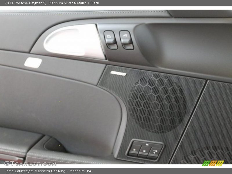 Platinum Silver Metallic / Black 2011 Porsche Cayman S