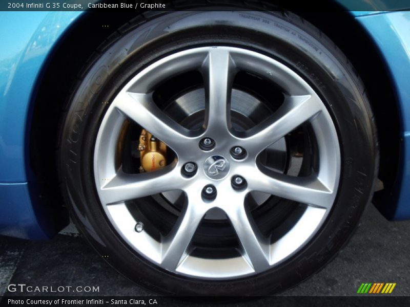 Caribbean Blue / Graphite 2004 Infiniti G 35 Coupe