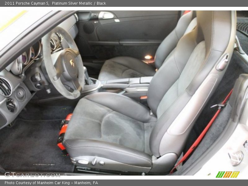  2011 Cayman S Black Interior