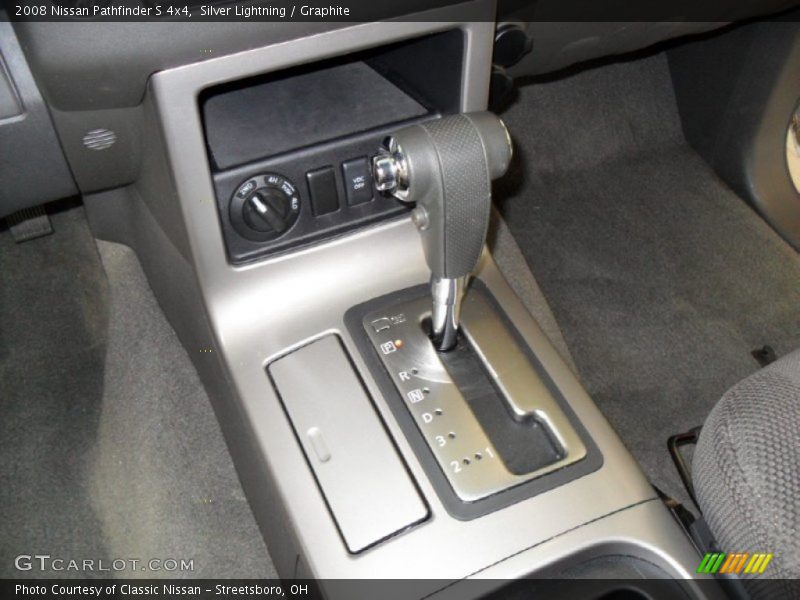 Silver Lightning / Graphite 2008 Nissan Pathfinder S 4x4