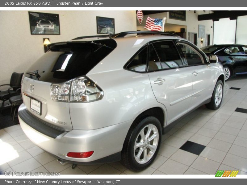 Tungsten Pearl / Light Gray 2009 Lexus RX 350 AWD