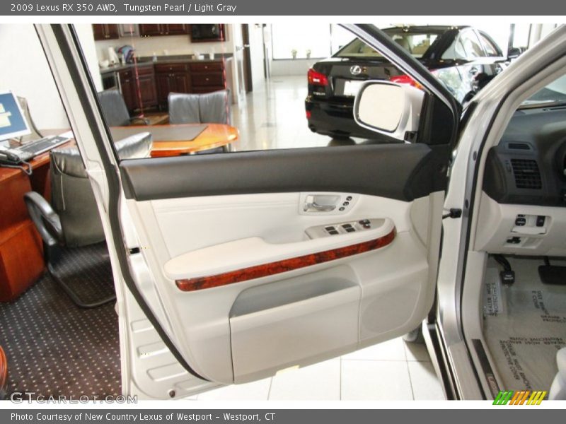 Tungsten Pearl / Light Gray 2009 Lexus RX 350 AWD