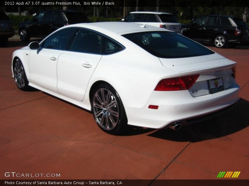 Ibis White / Black 2012 Audi A7 3.0T quattro Premium Plus