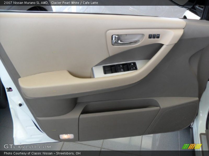 Glacier Pearl White / Cafe Latte 2007 Nissan Murano SL AWD